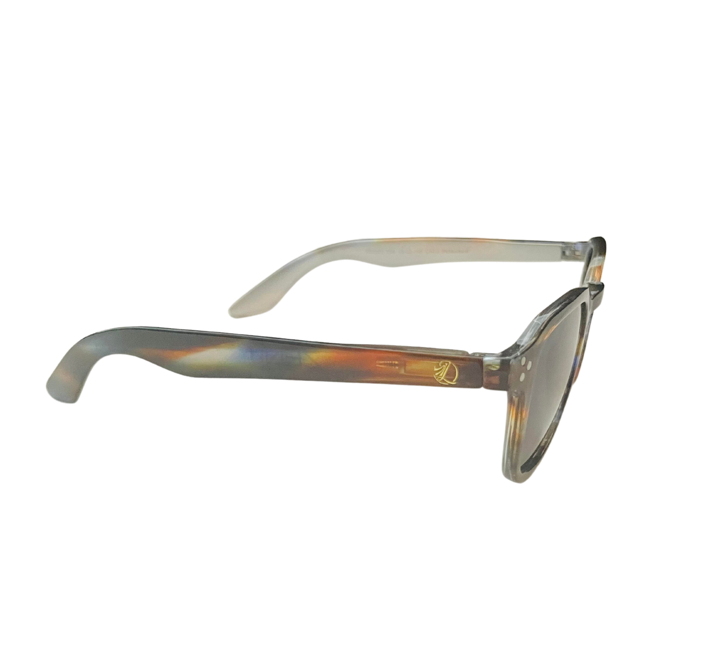 Zenit Unisex Polarized Square Sunglasses Multicolor/ black lenses