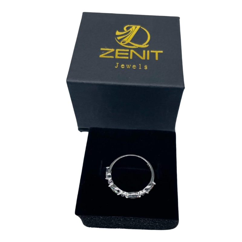 925 Silver Fashion Bagguette Ring