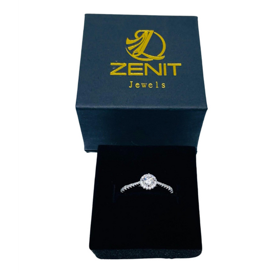 Anillo de compromiso de plata 925