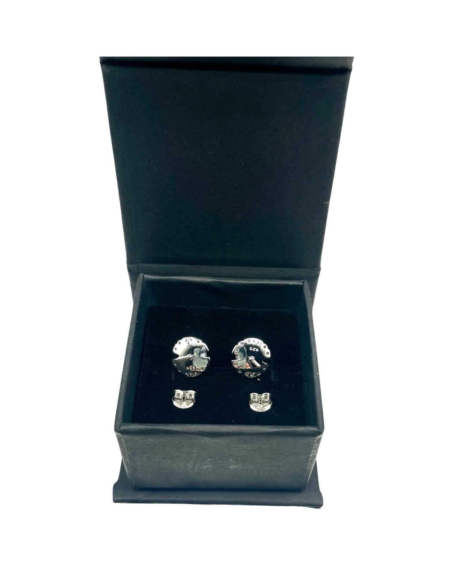 925 Silver Clover Pearl Earrings