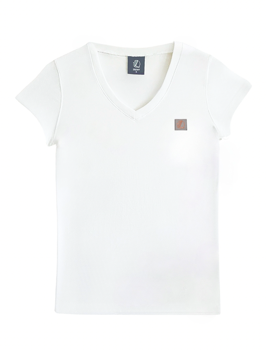 Camiseta con cuello en V y logotipo de Zenit 